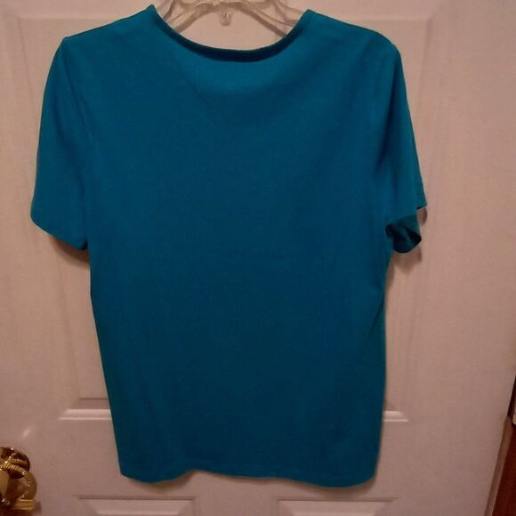 Coral BayTeal Embellished Top - Picture 3 of 5